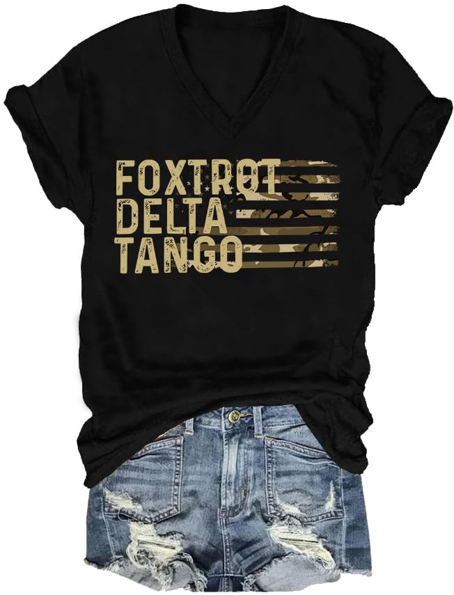 Amazon.com: Foxtrot Delta Tango Shirt Black | Foxtrot Delta Tango
